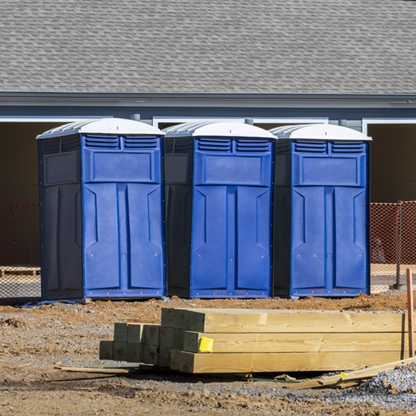 is there a specific order in which to place multiple portable toilets in Kingston IL